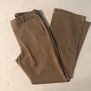LandsEnd Chinos size 6 dark khaki color
